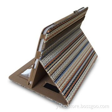 Smart Cover for iPad 2, with Stand, Made of PU and Knitting, Easy to Remove